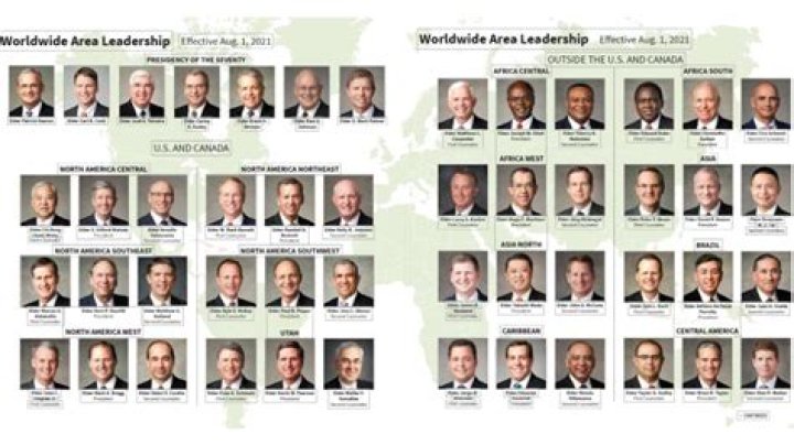 First Presidency announces 2021-2022 area leadership assignments