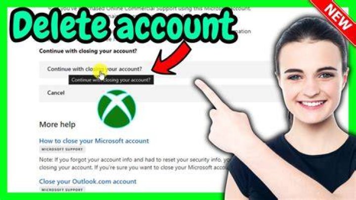 How do you delete an Xbox Live account?